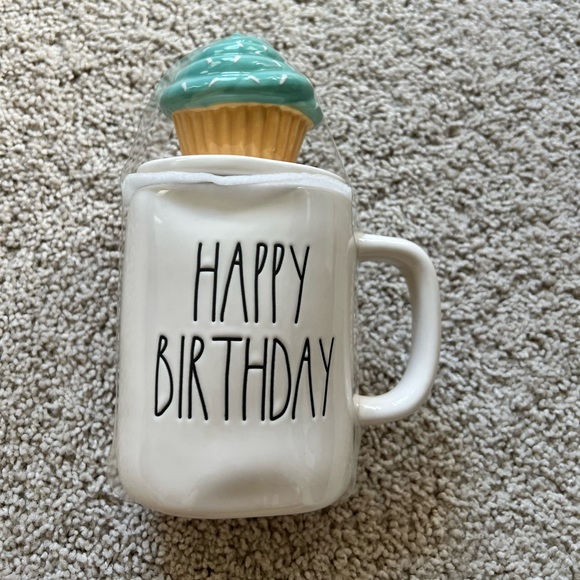 Rae Dunn Other - Rae Dunn Happy Birthday with Cupcake Lid